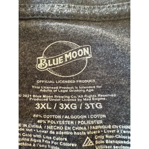 Blue Moon Beer Classic Logo T-shirt‎ 3XL - Picture 8 of 9